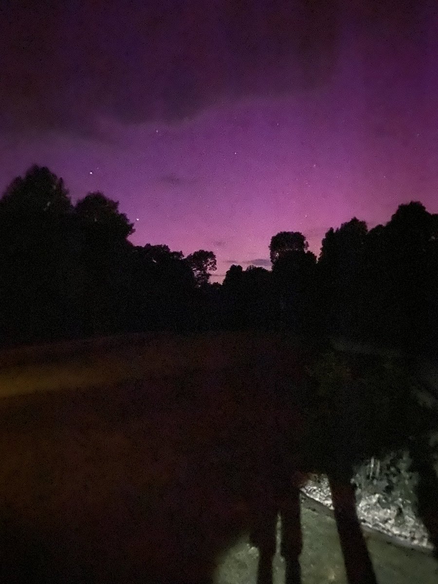 Northern lights from southern Indiana.