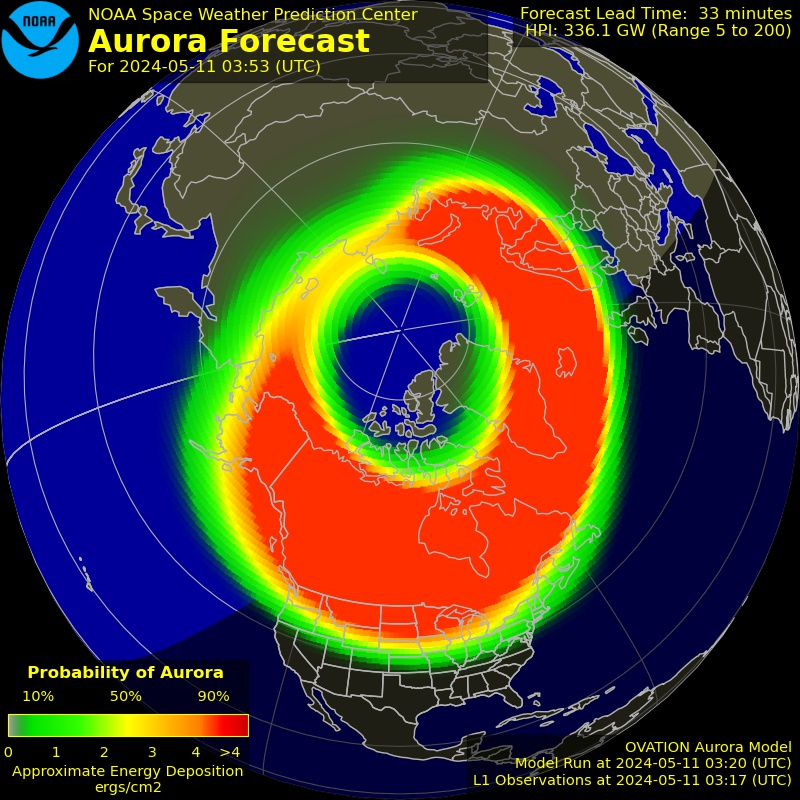 New England, NOW is a good time to catch the Aurora! #SolarFlare