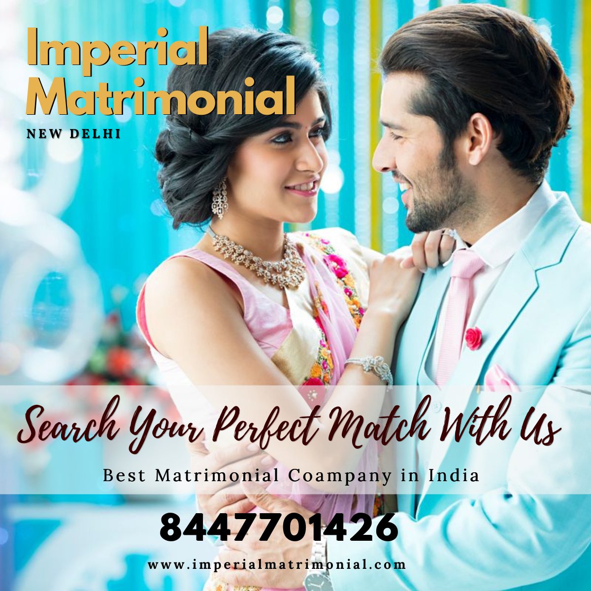Imperial Matrimonial has provided match-making services to first-class professionals and renowned business houses of Indian origin to match their special life partners.

Imperial Matrimonial
New Delhi
Mobile: 8447701426

#dreamwedding #dreamgirl #Perfect #lookingforbride #bride