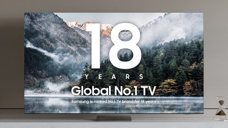 📺 Breaking News: Samsung Electronics remains the global TV market leader for an incredible 18 consecutive years!  Read more at [buff.ly/3PyiiYH] #SamsungTV #InnovationLeader #GlobalMarket #8KA