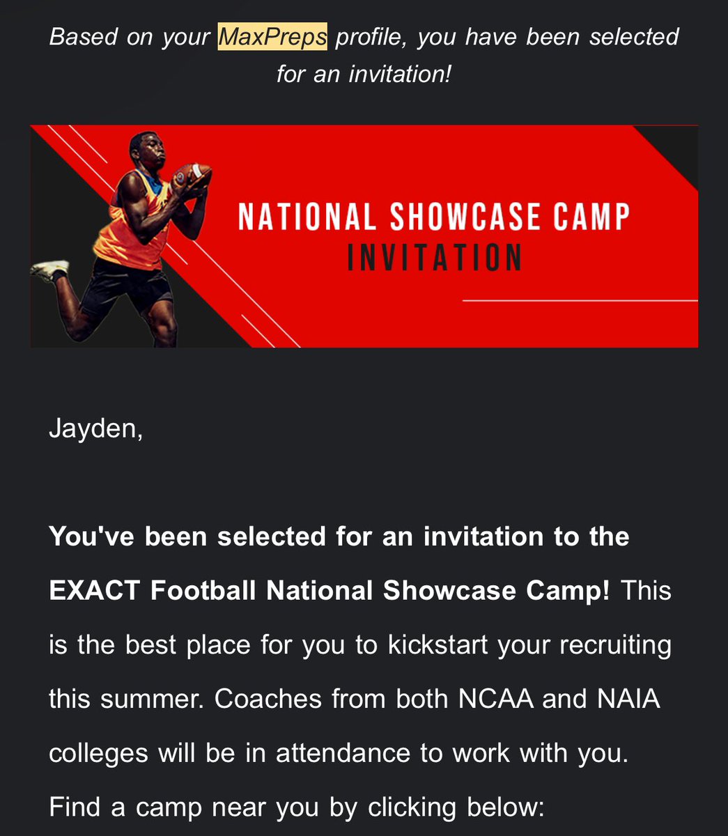 Thanks for the invite! @MaxPreps 

@BHS_FBrecruits @PTanner34