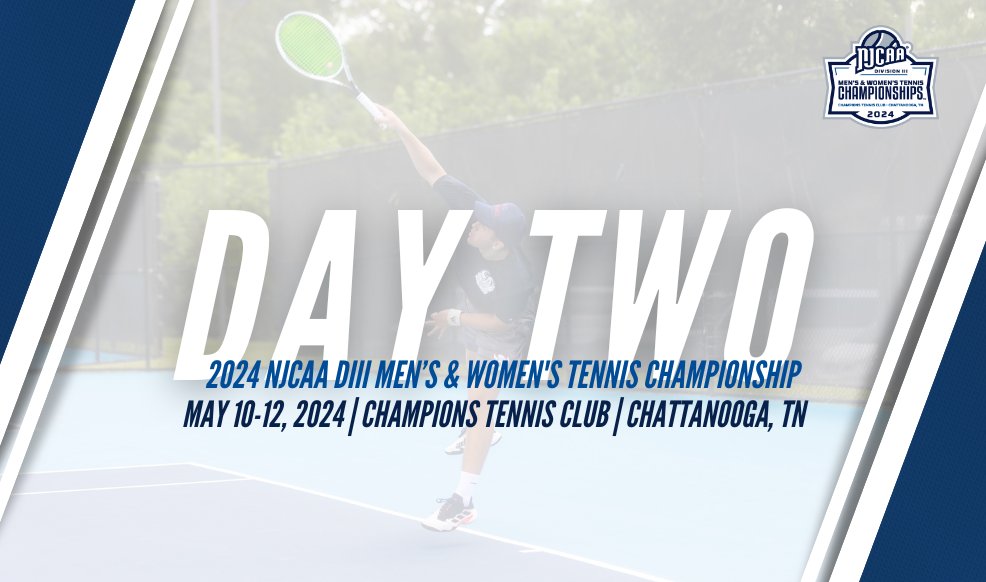 🎬 Back in action for Day 2⃣! The second day of the 2024 #NJCAATennis DIII Men's and Women's Championship kicks off at 9 AM ET. Keep up with all the action ⤵️ Men's➡️njcaa.org/championships/… 📊stats.statbroadcast.com/broadcast/?id=… Women's➡️njcaa.org/championships/… 📊stats.statbroadcast.com/broadcast/?id=…