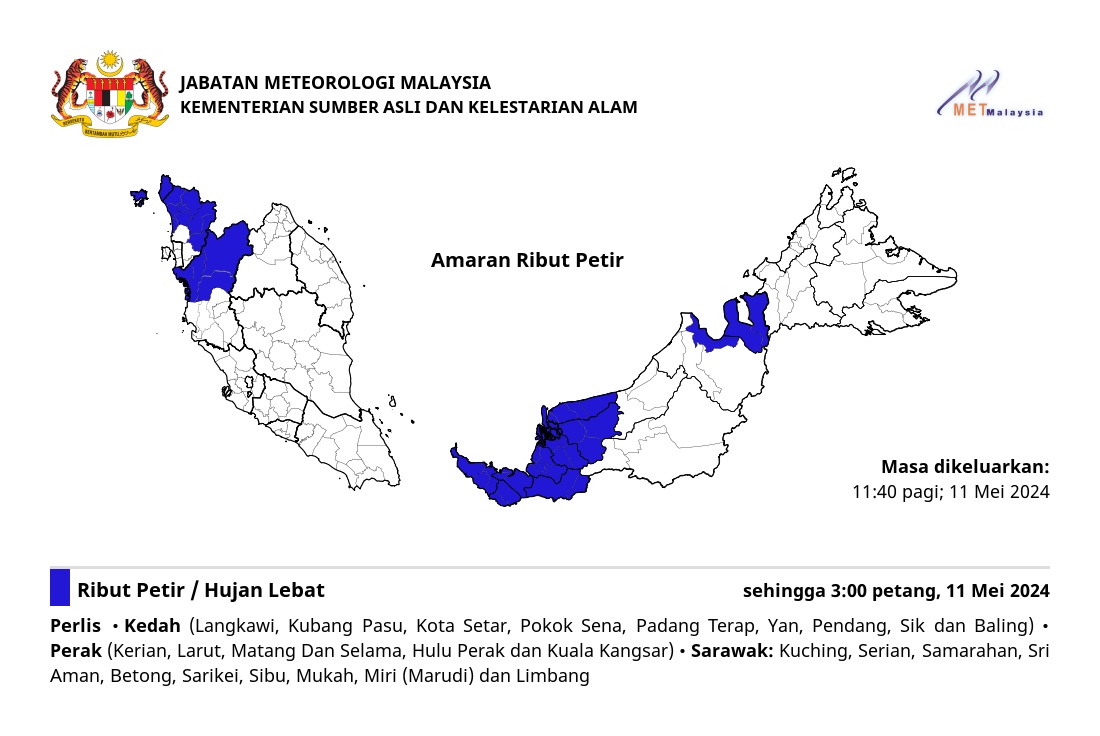 AMARAN RIBUT PETIR. ⛈⛈⛈ #ributpetirmetmalaysia #metmalaysia #NRES #MalaysiaMadani