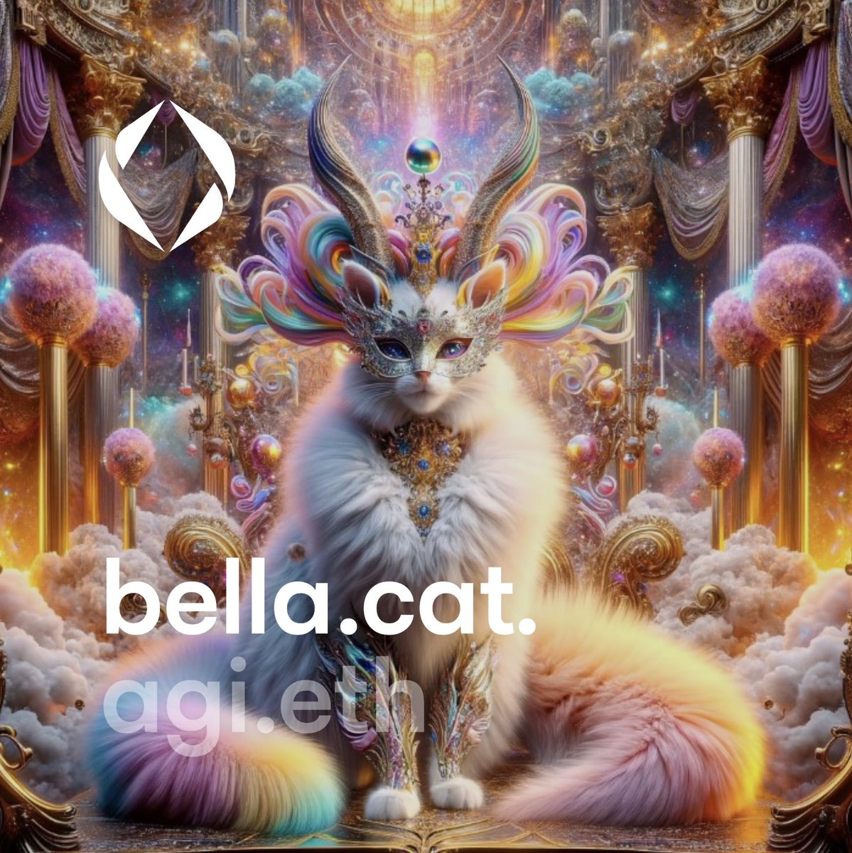 [ CAT.AGI.Eth 🗝️🐈 ] 'The Quintessence Of AGI Feline Companionship.' Soon with : AGI Agents Genetic System 🧬👾 By QUEBEC.AI This is Bella Cat.AGI.Eth : opensea.io/assets/ethereu… --> Discover. Connect. Evolve. #AGI #AGICat #AGIFirst #MontrealAI #NFT