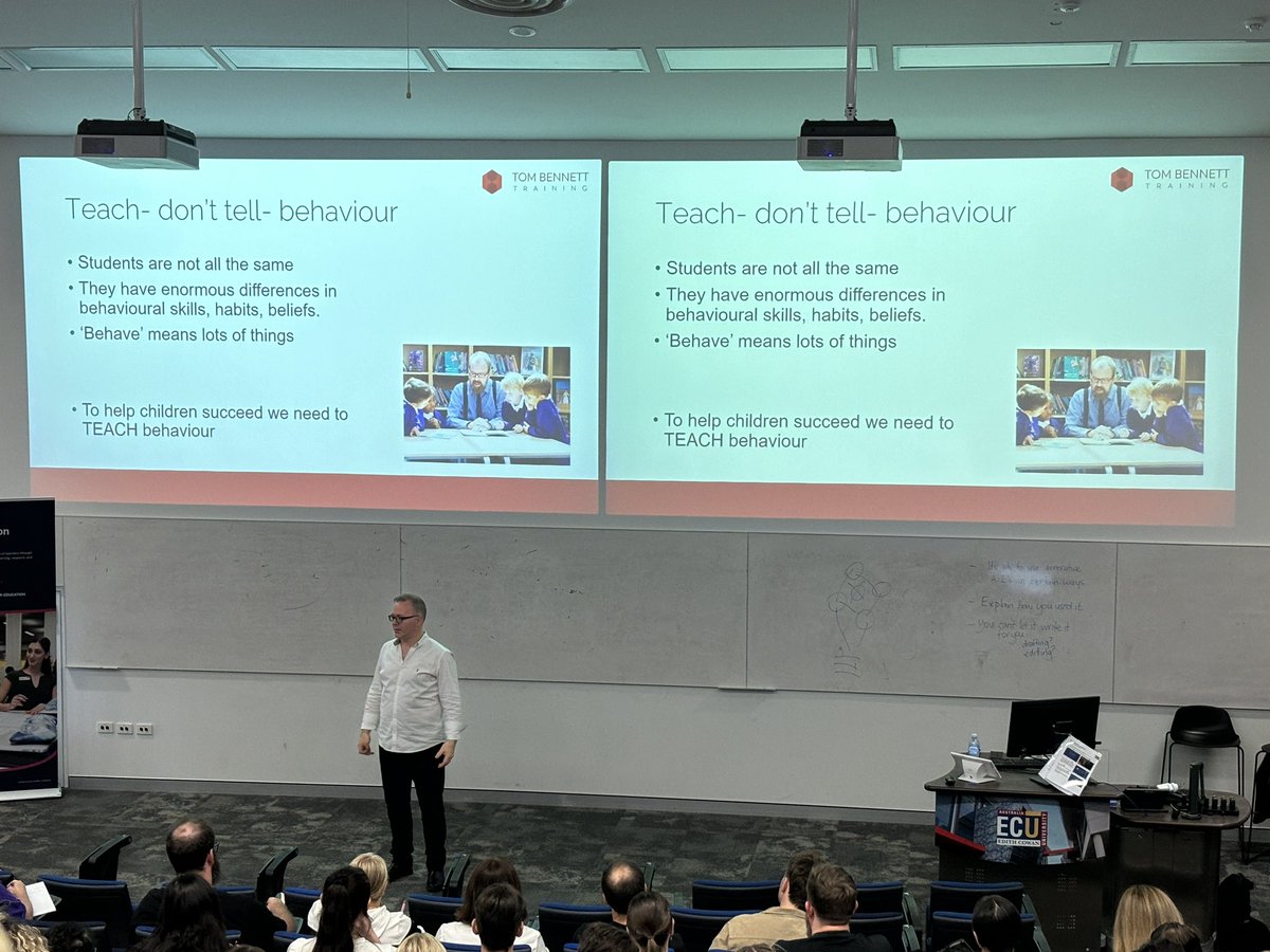 We need to remember that EVERYTHING we do is behaviour and broaden our definition of ‘behaviour’. At lot of behaviour is unconscious… <a href="/tombennett71/">Tom Bennett OBE</a> <a href="/SharingBestPrac/">Sharing Best Practice</a>