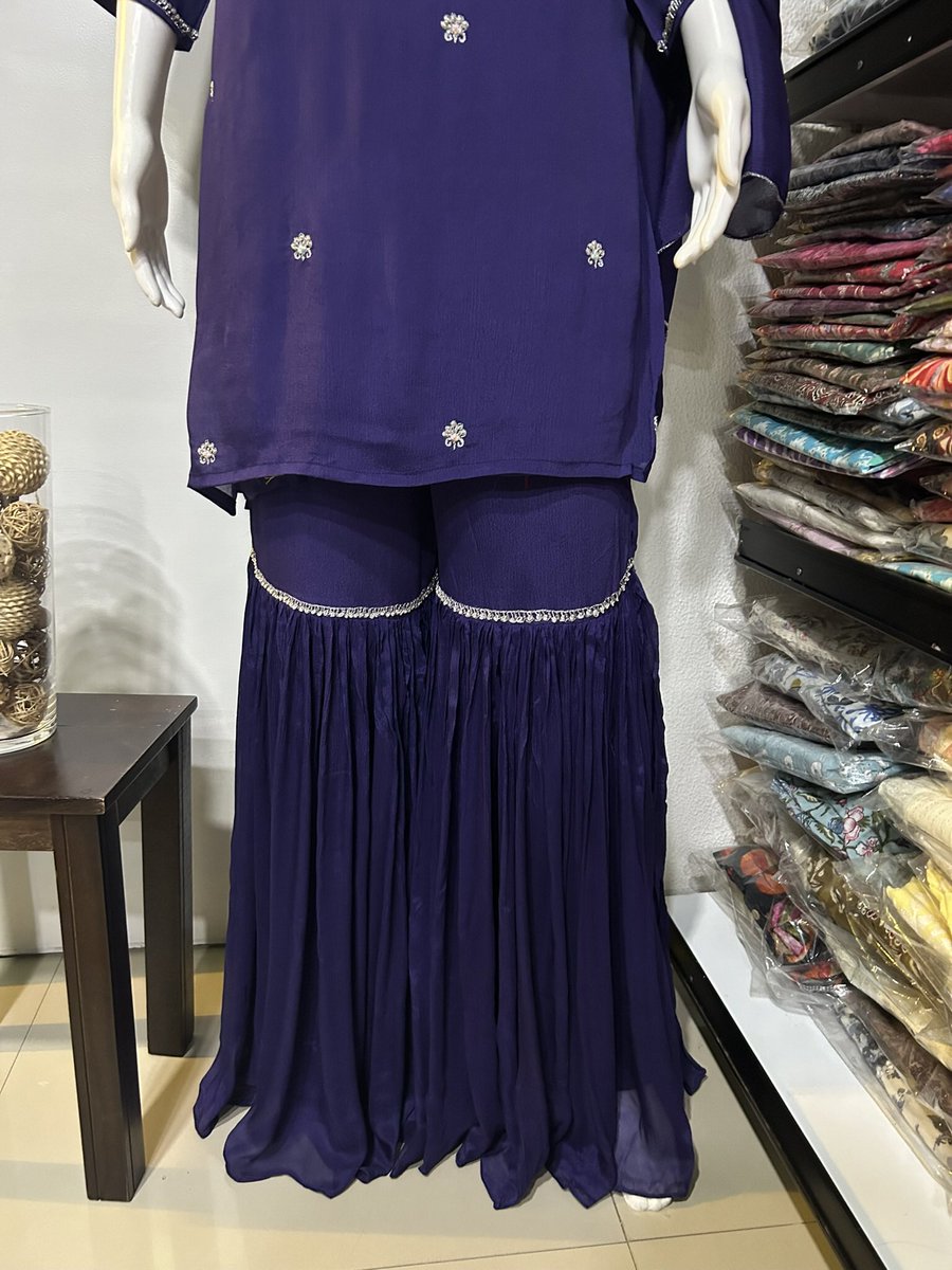 ❤️WEDDING SPECIAL❤️

Sharara Set in deep purple colour with V neck kurta & detailing on kurta and sharara…along with beautiful Dupatta….

#ethnicwear #indianwear #fashion #onlineshopping #indianfashion #traditional #indianwedding #kurti #style #india #traditionalwear