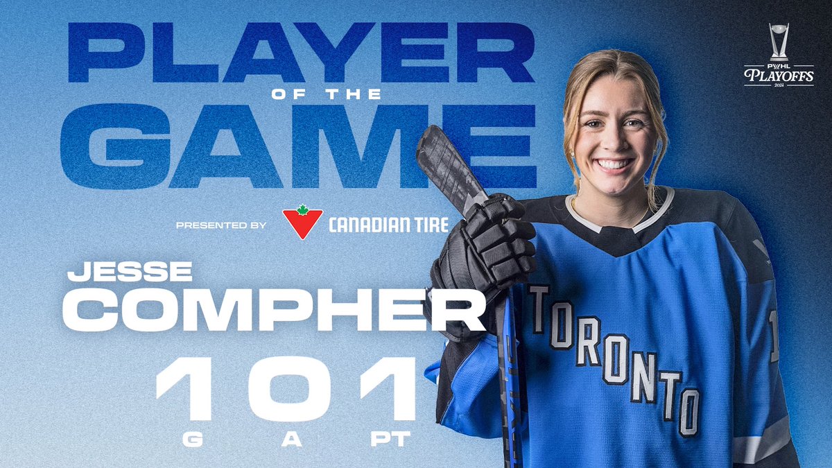 Jesse with the Game 2 game-winner! PWHL Toronto x @CanadianTire