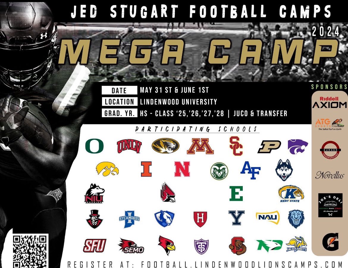 I will be attending the 1st session of the Lindenwood mega camp on May 31st