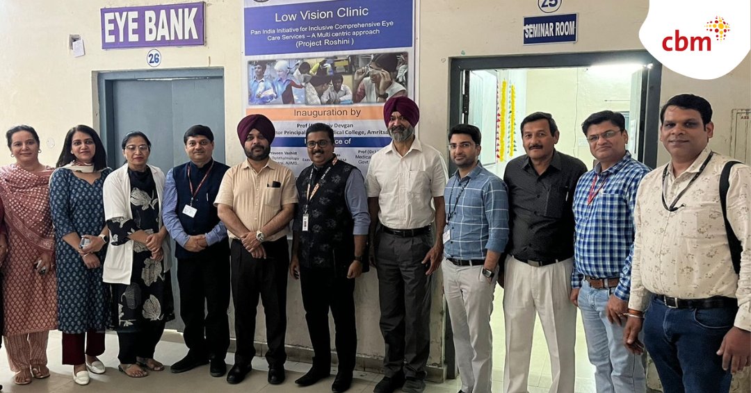 Latest milestone featured by <a href="/ETHealthWorld/">ETHealthWorld</a>: The inauguration of a Low-Vision Center in Amritsar in collaboration with Dr. R. P. Centre for Ophthalmic Sciences <a href="/aiims_newdelhi/">AIIMS, New Delhi 🇮🇳</a> and the Regional Institute of Ophthalmology. shorturl.at/GKLPS #CBMIndia