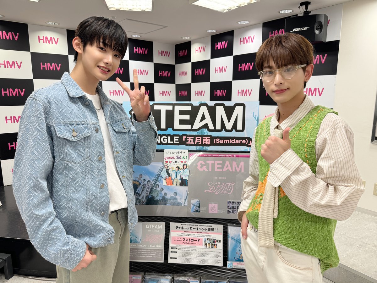 &TEAM】 なんと‼️昨日､ &TEAM(#andTEAM)の #JO さん #HARUA さんが