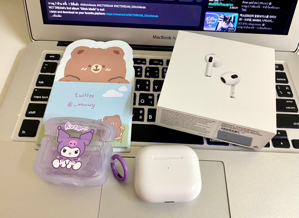 ขาย Airpods 3 ค่ะ ประกันเหลือ 3 เดือนไม่ค่อยได้ใช้ ขาดสาย
🌷4000 รส  #airpodsของแท้ #airpodsมือสอง #airpodsมือ2 #ส่งต่อairpods #แอร์พอดมือ2 #ส่งต่อแอร์พอต #ส่งต่อแอร์พอด #ตลาดนัดnewjeans #ตลาดนัดnctdream #ตลาดรถไฟบังทัน