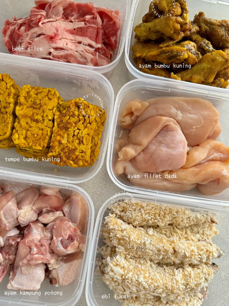 insecuristy's tweet photo. weekend gini saatnya MEAL PREP LAGI biar seminggu kedepan ga bingung mau masak atau bawa bekal apa ke kantor. yg butuh meal prep plan, bisa contek ini ya. like/RT/bookmark thread ini biar ga lupa. ✨

6 RESEP MENU MEAL PREP (LAUK &amp; SAYUR)
UNTUK MEMUDAHKAN HARIMU 👩‍🍳

—a thread https://t.co/VLuPUNb4Wi