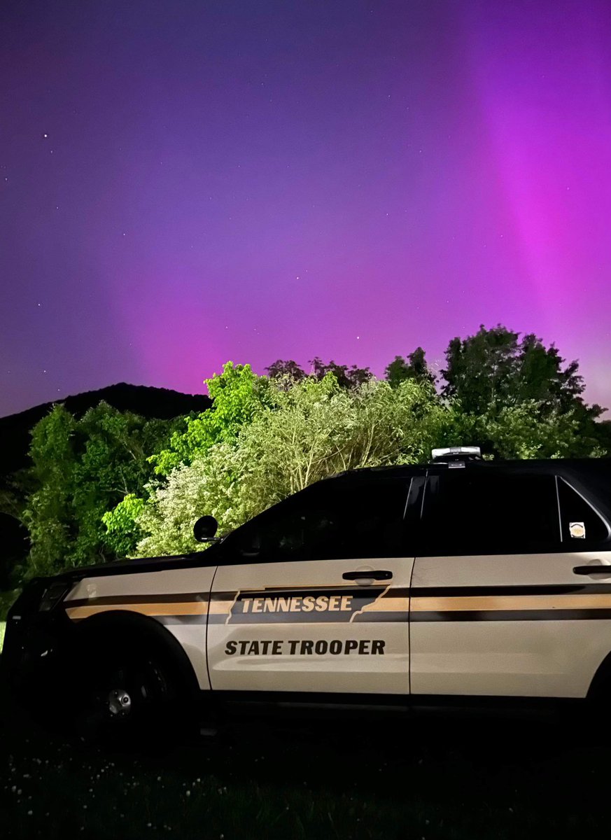 Trooper Smith captured these spectacular photos of his patrol car backlit by the northern lights. It's nights like these that remind us of the incredible world we live in.