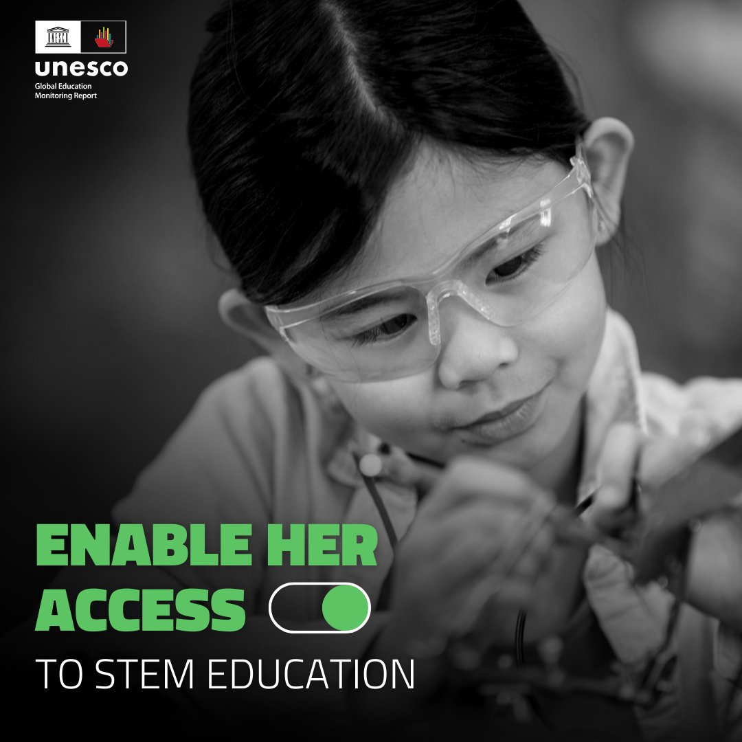 Globally, 68% of nations have implemented policies to promote STEM education, yet only half of these initiatives explicitly support girls & women. Countries should do more to enable girls’ access to STEM! Learn more in the #2024GenderReport: bit.ly/2024genderrepo… #GirlsinICT