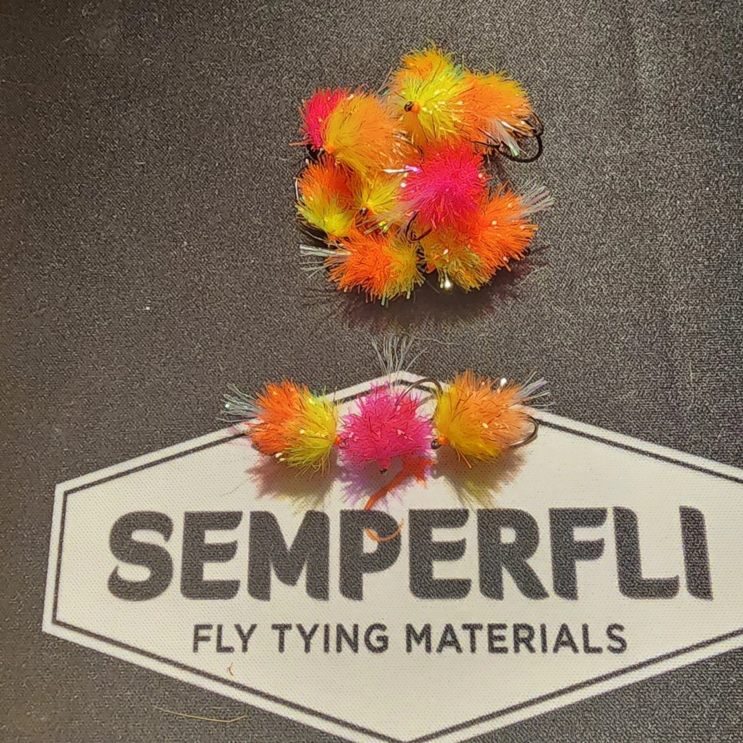 Rick Passek is a huge fan of our Holographic Fleck Chenille for his blobs and fabs! Great tying, Rick! They sure will see these ones!
#semperfli #semperfliproteam #flytying #flyfishing #flugfiske #blobs #troutflies #flyfishinglife #flytyinglife #flugfiske #blobfly #fab