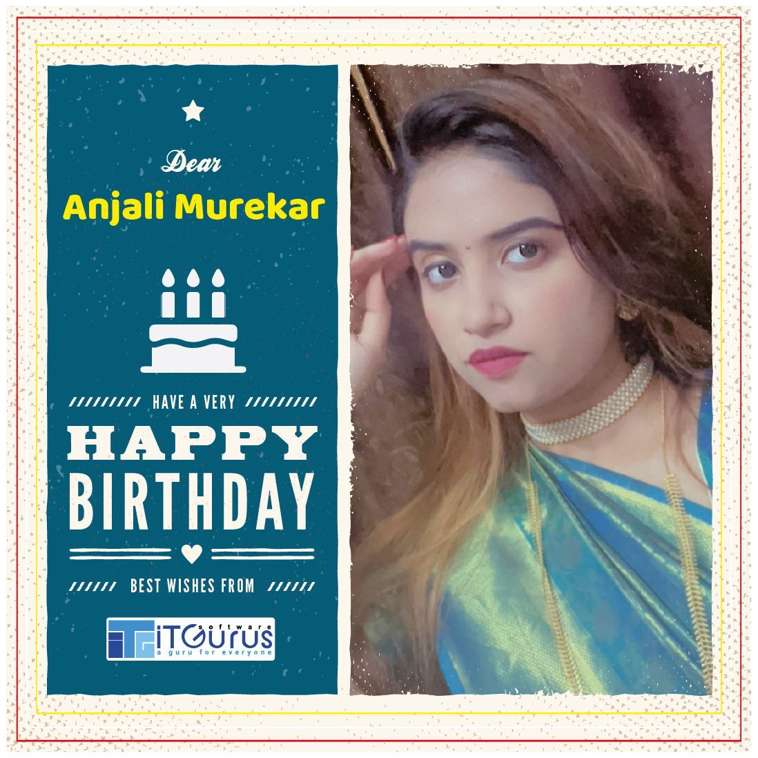 Here's to a day filled with joy and all your favorite things!
Happy Birthday to @ Anjali Murekar from Team iT Gurus Software!

#birthday #birthdaycake #birthdayparty #birthdaycakes #birthdayballoons #birthdaydecoration #happybd #happybday #birthdayinoffice