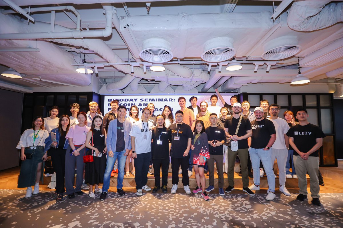 Hosted one of the most happening  side event @ark_stream @nubit_org @l2iterative it’s  the best venue I've been to in the past few days. Going from our place to someone else's feels like going from a bull market to a bear market.#BitcoinAsia2024 #bitcoin