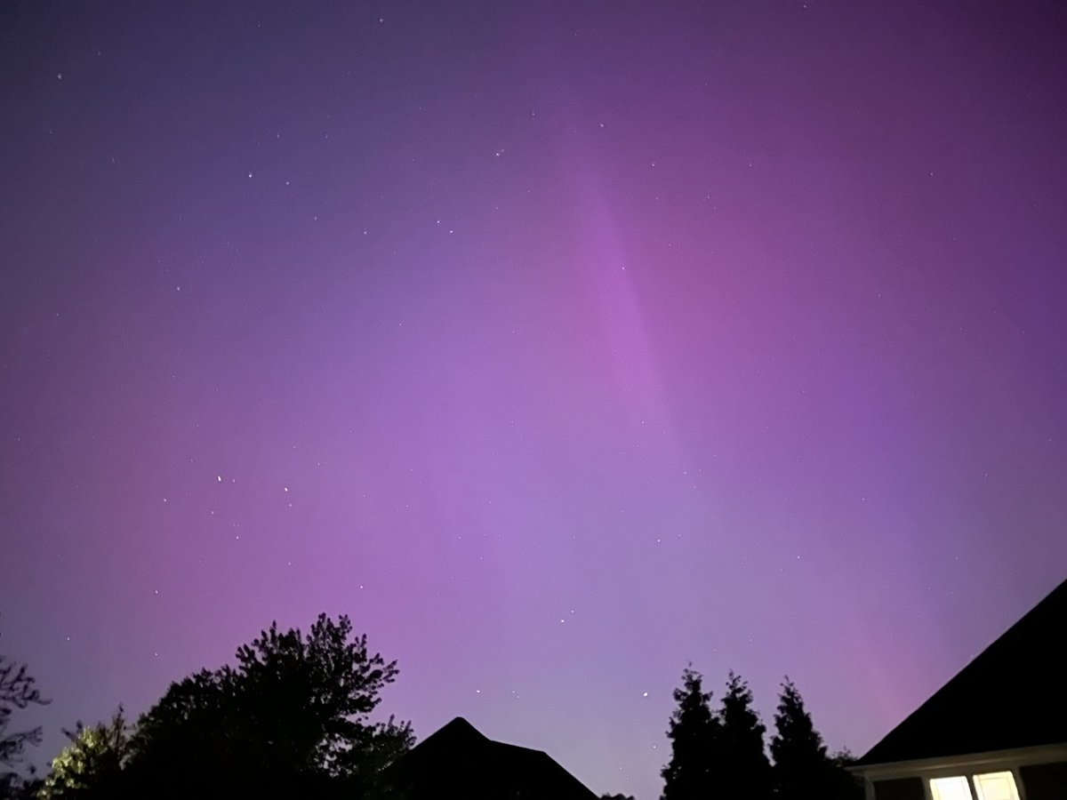 Filled with awe + wonder to witness #NorthernLights from the backyard! Just months after experiencing a solar eclipse in our front yard. What’s next, Mother Nature?! Amazing.