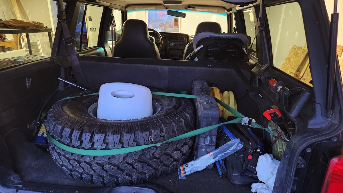 Its been 3 years since I prepped the jeep for an adventure. Excited to bring the kiddos out for their first trip