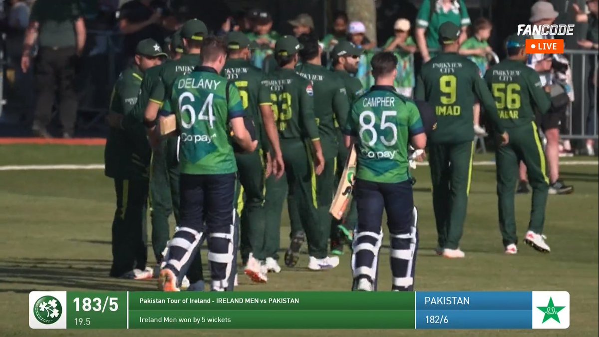 After being trained by the Pakistan Army, their cricket team suffered a defeat against Ireland. The Pakistan Army excels in the art of surrendering to the enemy, and they seem to have passed on this skill to their cricket team. #PAKvsIRE