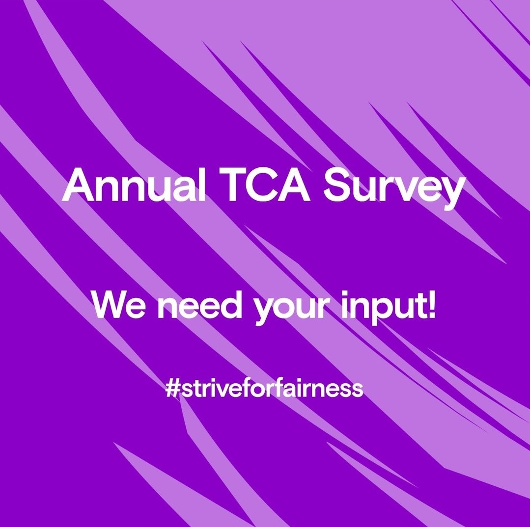 Check your inbox, the Annual TCA Survey was just sent out!💥 Please email survey@cyclistsalliance.org if you are a current rider who did not yet receive the link to respond #StriveforFairness