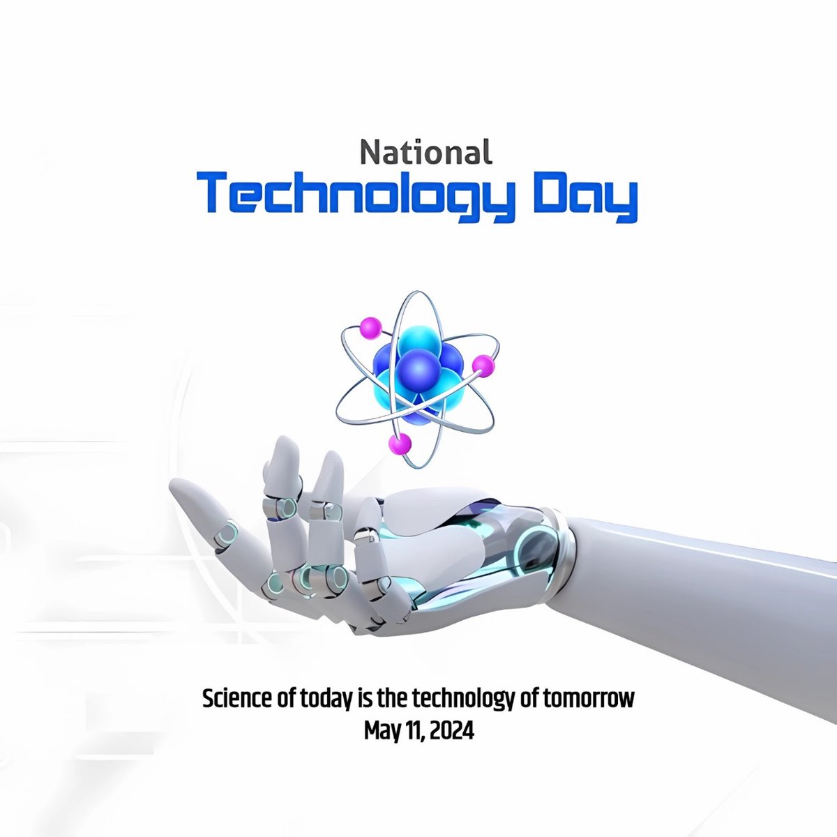 Technology turns a big idea into innovation, connects the world and leads it towards progress. #NationalTechnologyDay