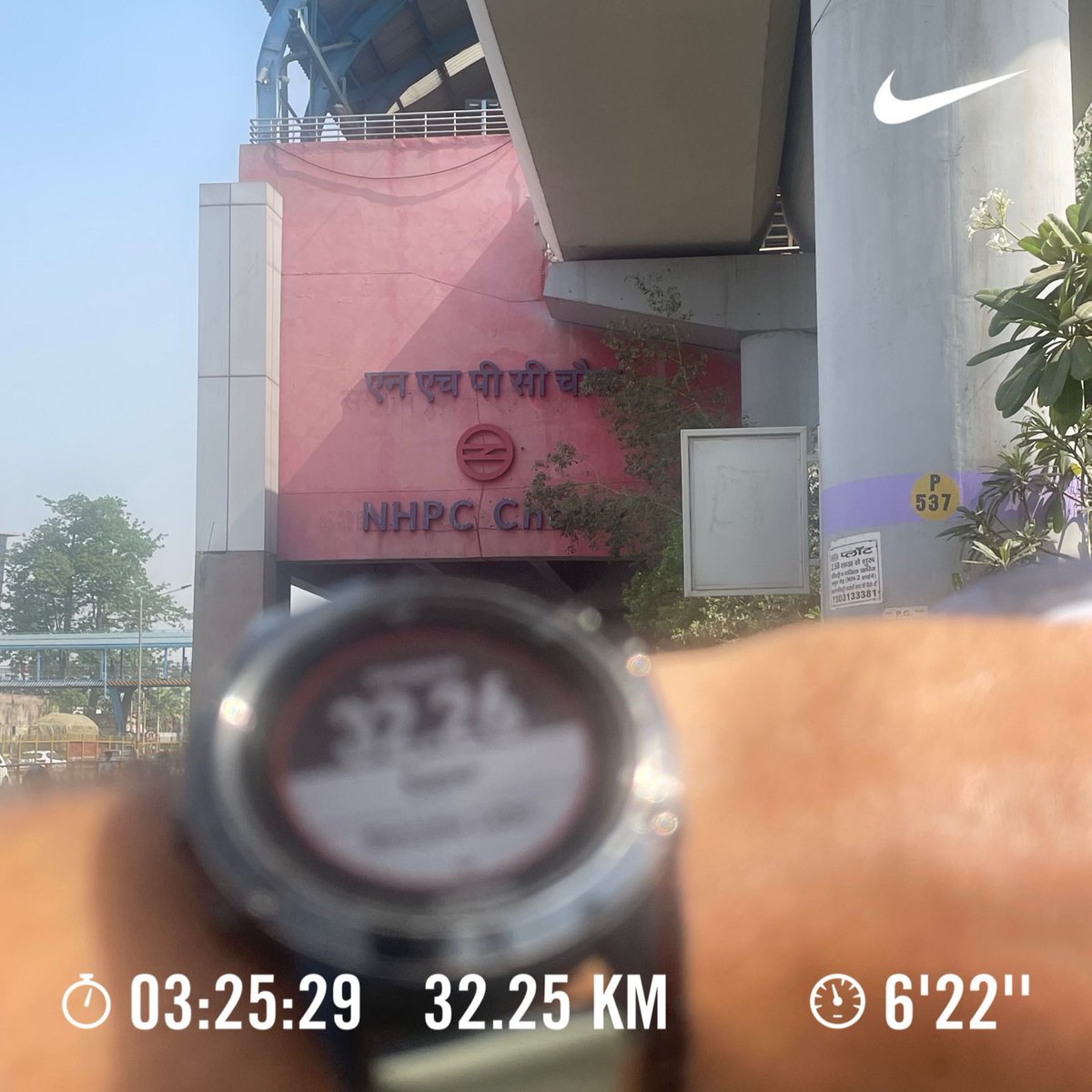 Ran 32.25 kilometres with Nike Run Club RunStreakDay 3299 of #runningstreak #h_art Day15 of #100daysofrunningchallenge2024 #HDOR #100 daysofrunning #run #running #nrc #nrcindia #garmin #beatyesterday #20240511 #202405 #2024 #faridabad #delhitofaridabad