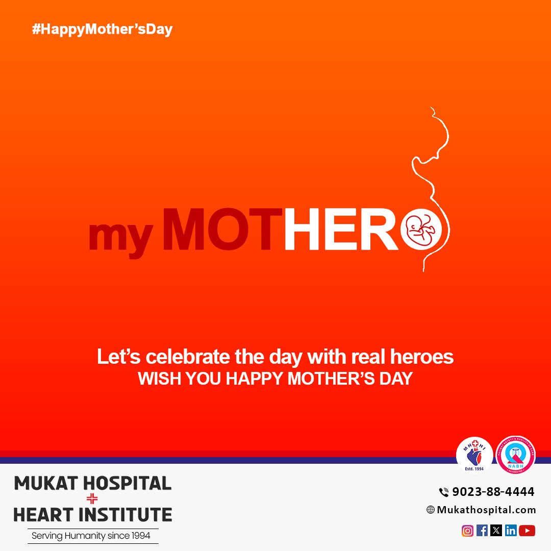 'Happy Mother's Day - Let's celebrate the day with real heroes . Wish you happy mother's day 💙⭕'

#mothersday #mother #motherlove #mothersday2024 #mothersdayspecial #reels #MotherCare #chandigarh #mukathospital
