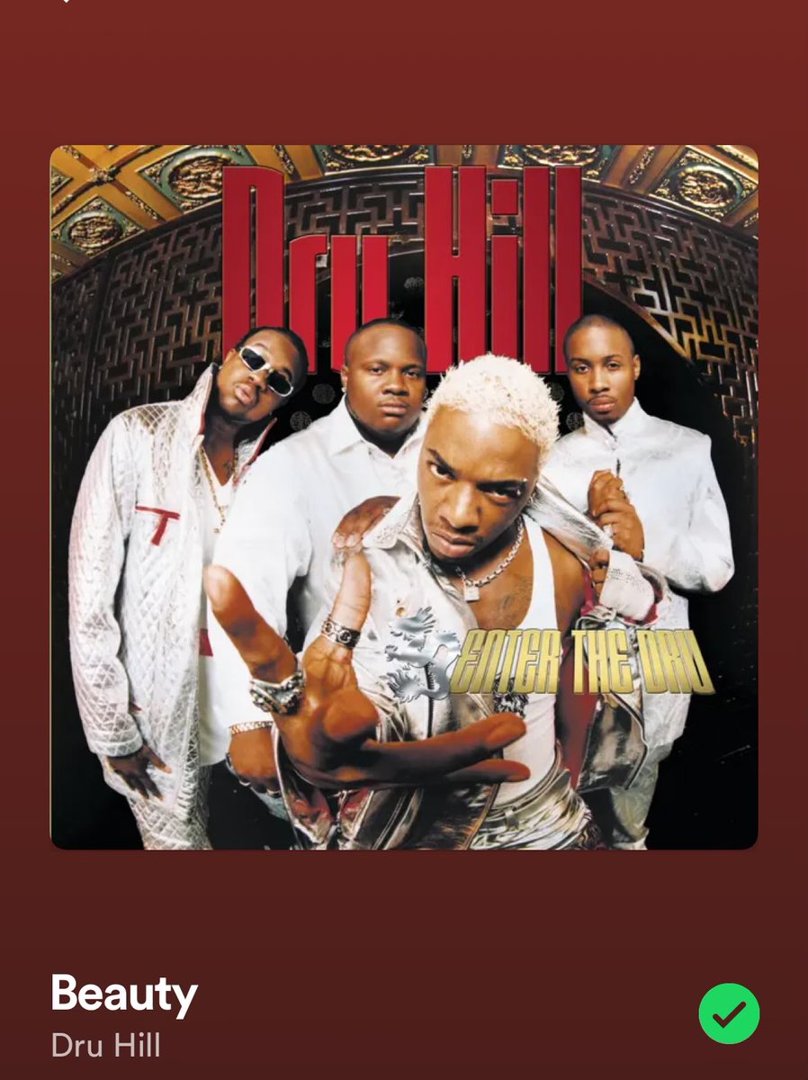 The people’s favorite. A classic.
#NowPlaying #DruHill