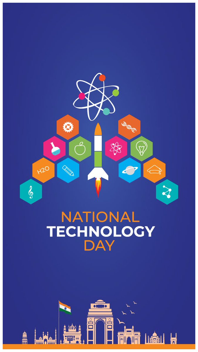 Greetings on #NationalTechnologyDay! A monumental day in India's history as the country became a full nuclear power on this day in 1998. On this day, we celebrate the contributions of our scientific community in their endeavours towards building a secure Bharat.