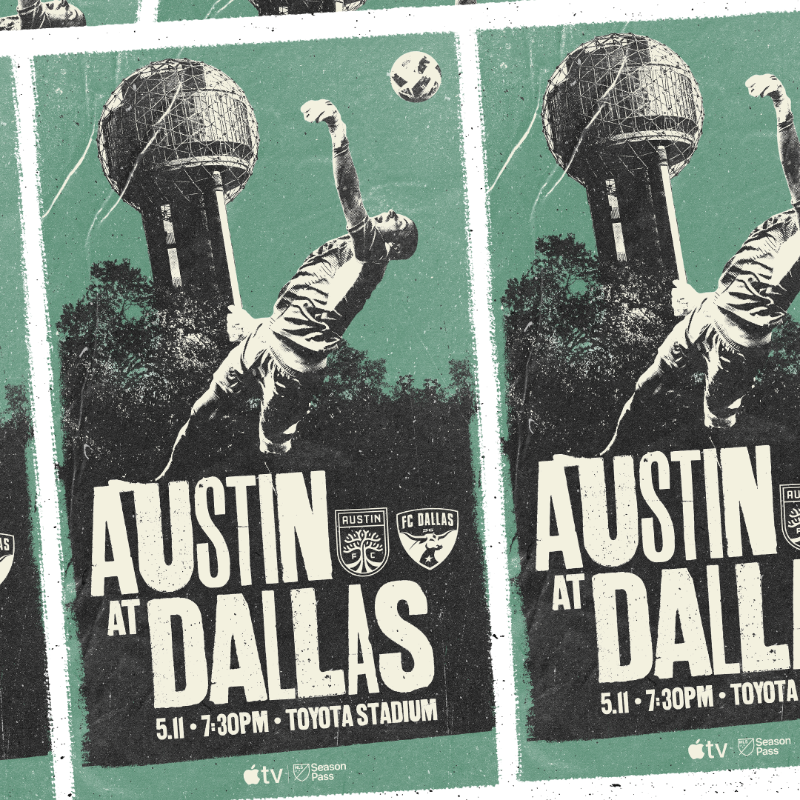 AustinFC's tweet photo. With all of Austin behind us. It's MATCHDAY!
#DALvATX | #MLSSeasonPass on Apple TV | 7:30PM CT