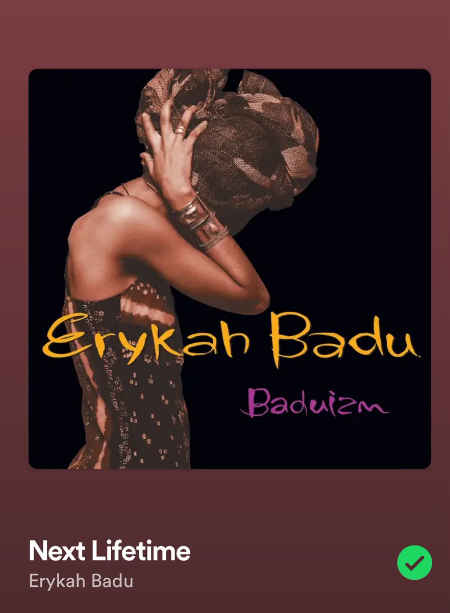 Baduism is still a vibe. 
#NowPlaying #ErykahBadu