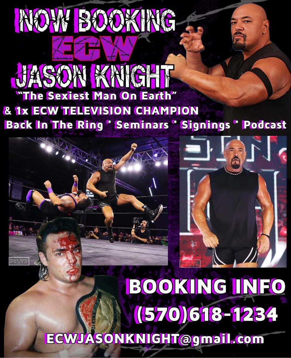 Booking info (570) 618-1234 or ecwjasonknight@gmail.com Back in the ring * Seminars * Signings * Podcast Interviews. Now The Sexiest Old Man On Earth, but refusing to age or slow down. I’M BACK #jasonknight #sexiestmanonearth #howdoyoulikemysuit #bookings #WrestlingCommunity #ECW