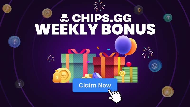 🎉Chips Weekly Bonus is now available to claim! Let us know how much you got and we might add some on top 👇🎁
