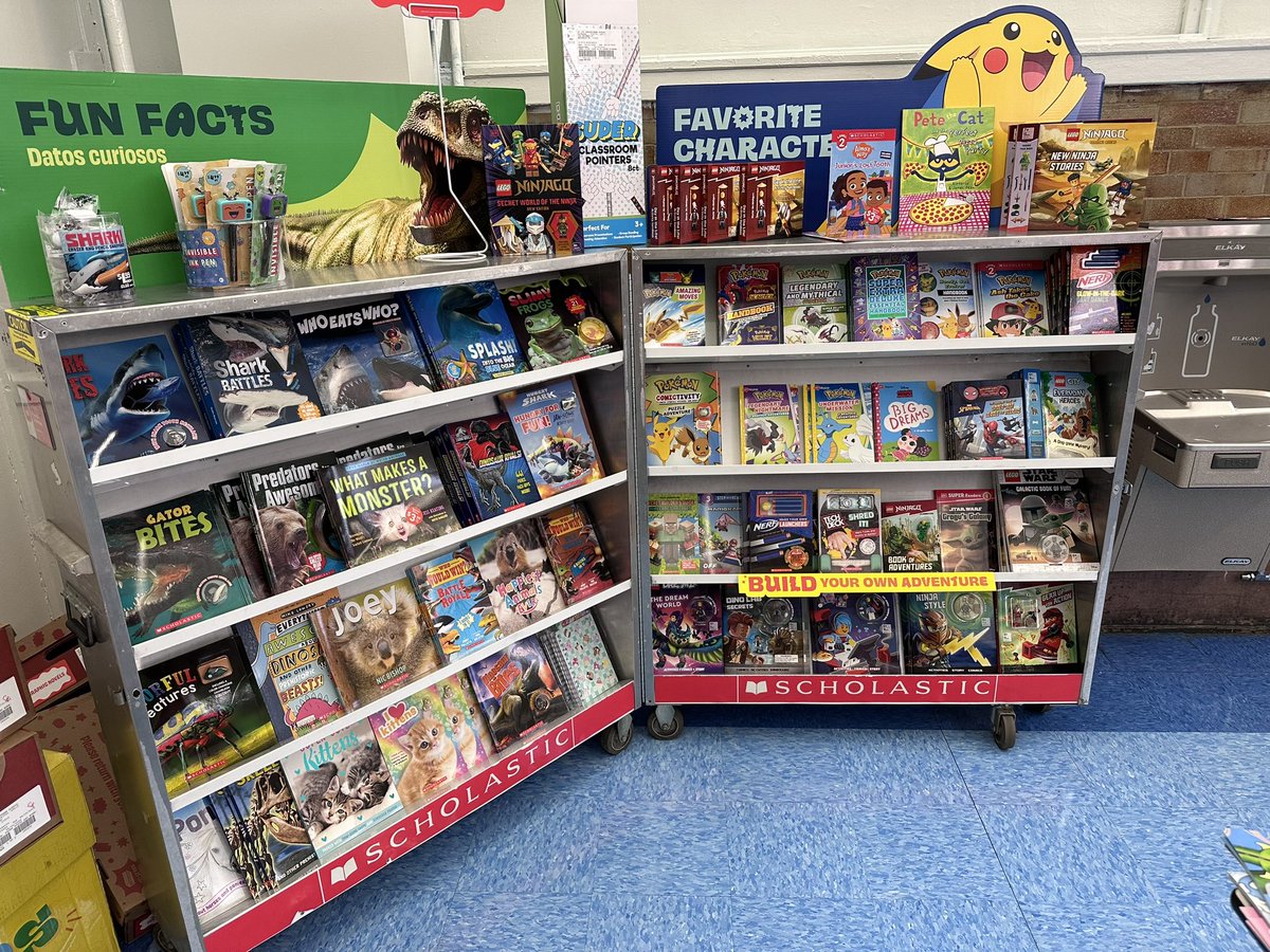 Last day for the scholastic book fair.  It’s extremely important to build libraries at home.   <a href="/23k150/">Christopher Elementary School</a> <a href="/D23Rising/">District23Rising</a>