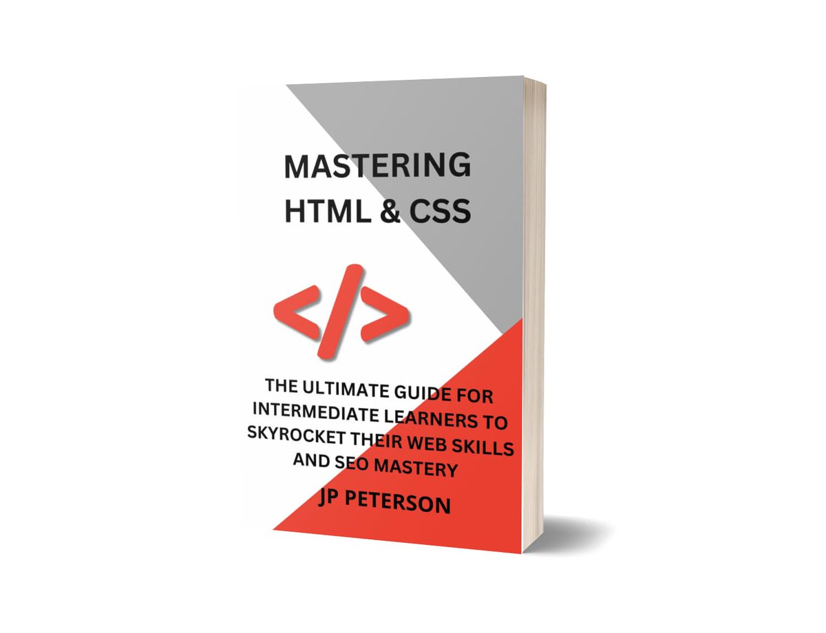 FREE Kindle 

MASTERING HTML & CSS: THE ULTIMATE GUIDE FOR INTERMEDIATE LEARNERS TO SKYROCKET THEIR WEB SKILLS AND SEO MASTERY amzn.to/4dzz6ck

#html #css #js #html5 #programming #developer #programmer #coding #coder #webdev #webdeveloper #webdevelopment