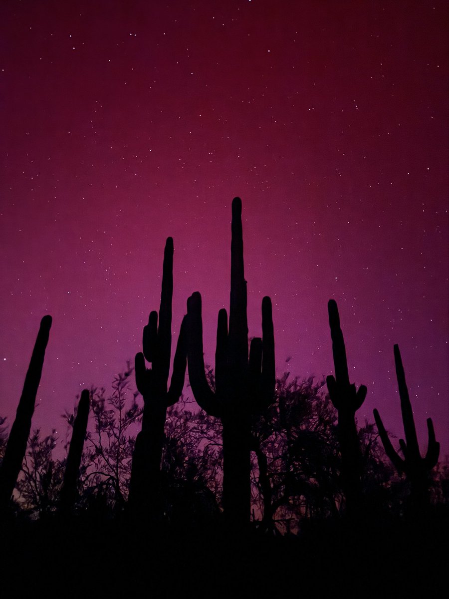 AURORA IN TUCSON ARIZONA! #azwx #tucson