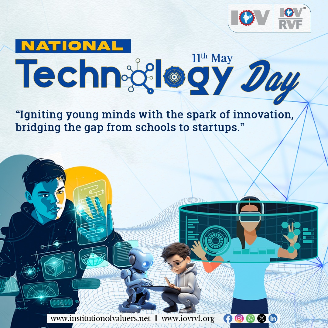 May we have fast and reliable internet and an incredible digital journey today and every day. #TechMagic #NationalTechnologyDay #Pokhran #technology #SaturdayMotivation #science #Startup #startupindia #TechnologyDay #india #bharat #IOV #IOVRVF #National #Innovations #youngminds