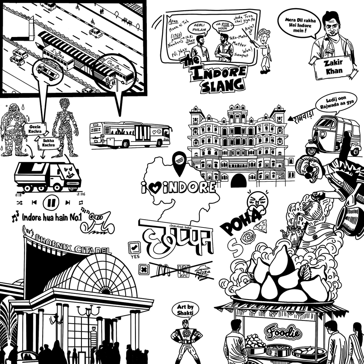 IndoreReddit's tweet photo. Indore doodle art by u/Last-Diamond31 https://t.co/0FIGJNF1wY