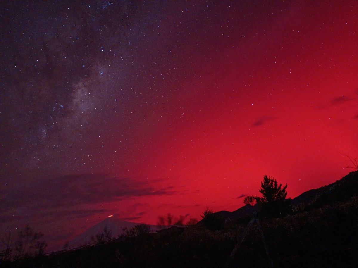 @AlertaNews24 Villarrica, Chile (foto tomada por mi hace una hora aprox)