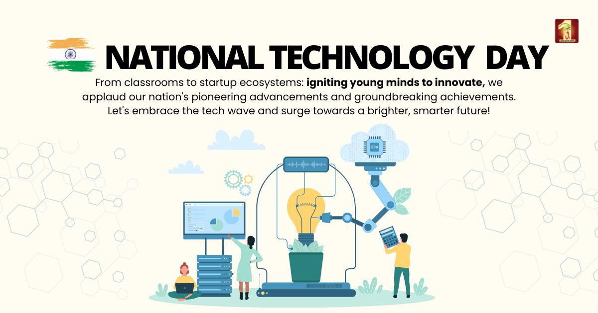 @GreenSwelfares Hamare bhavishya ke lie technology ka aham yogdaan hai. 
Happy #NationalTechnologyDay