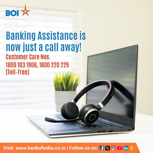 We are all ears for you! Now get assistance for your banking-related doubts & queries in no time. Just dial us on 1800 103 1906/1800 220 229 and get assistance on the go. #BankofIndia #customercare