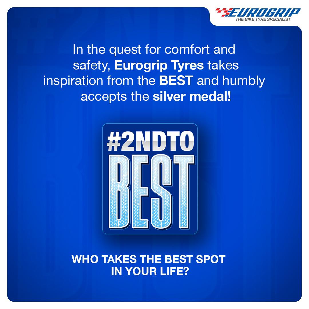 Who's the one person who will travel across oceans to ensure your safety and comfort? Let us know below. #2ndToBest #EurogripTyres #BikeTyreSpecialist #Comfort #Safety