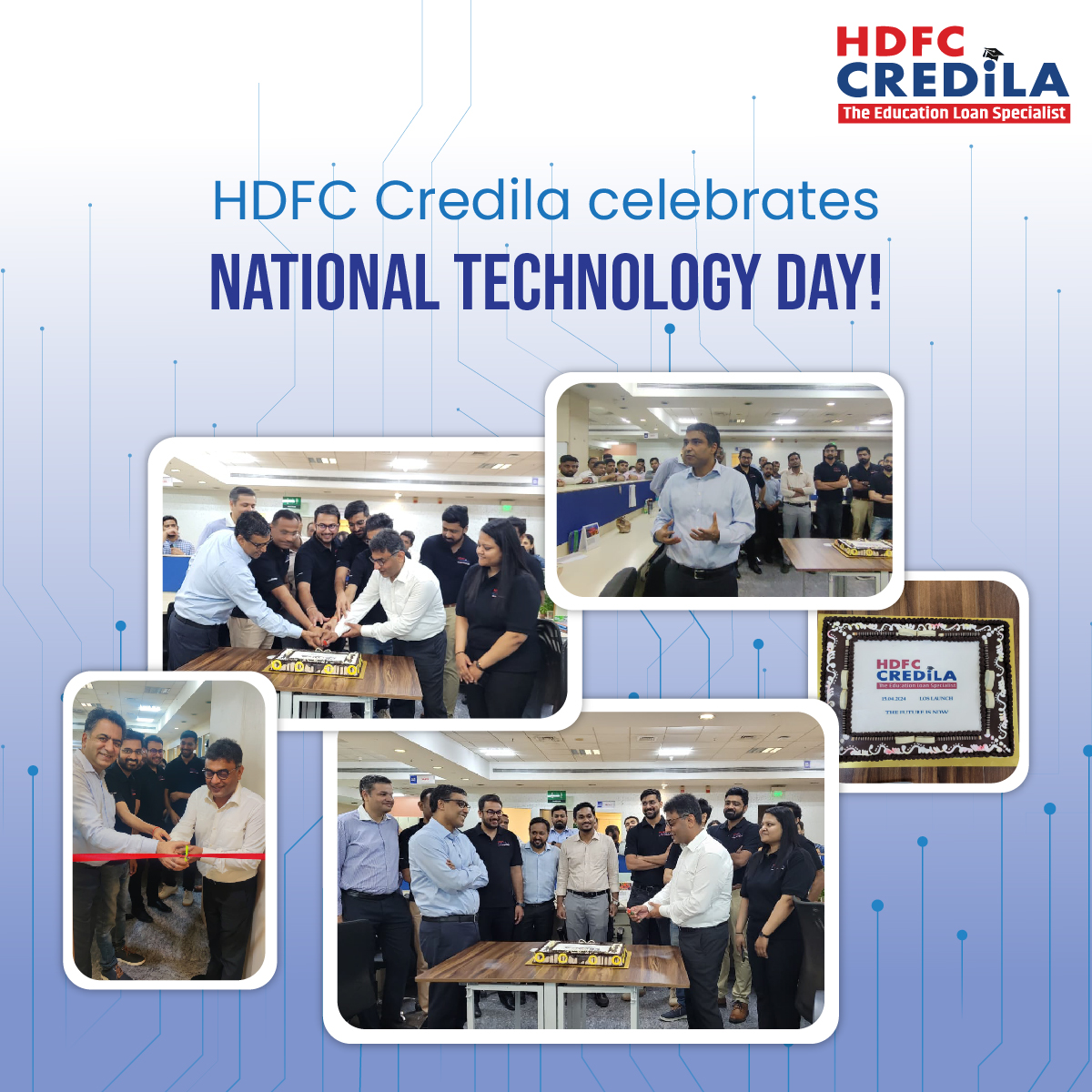 @HDFCCredila is constantly evolving, to better our systems and processes to ensure a seamless education loan journey, just for YOU! Visit us at bit.ly/3TexYDe to apply now. *T&C apply #HDFCCredila #NationalTechnologyDay #Technology #TechnologyDay #NationalTechiesDay