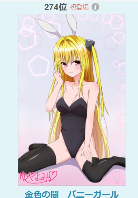 ランキング載った(^^♪ 