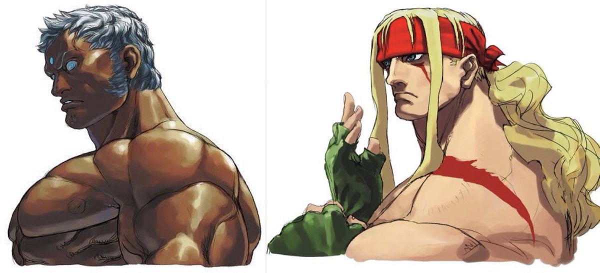 thirdhaven's tweet image. キャラはユリアンとアレクに落ち着きそうです。ユリアンがメイン

・本腰いれてサードをやるからにはなるべくスト3オリジナルなキャラがいい

・男性キャラ

ゲーセンやPS2でやってた頃はヒューゴーやレミーさわってたけどあの頃より格ゲーの経験値が多少は上がっていて趣味思考も変わったのかも