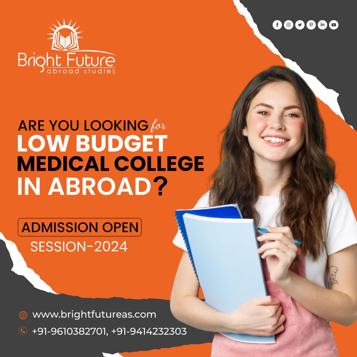 Dream of becoming a Doctor ⚕️? Pursue #mbbsabroad at an affordable cost!!
Admissions are open for the 2024 batch!!
Unlock your medical career and apply for a Budget-friendly MBBS program abroad.
Make your MBBS dream a reality 
#studyoverseas  #mbbseducation  #brightfuture