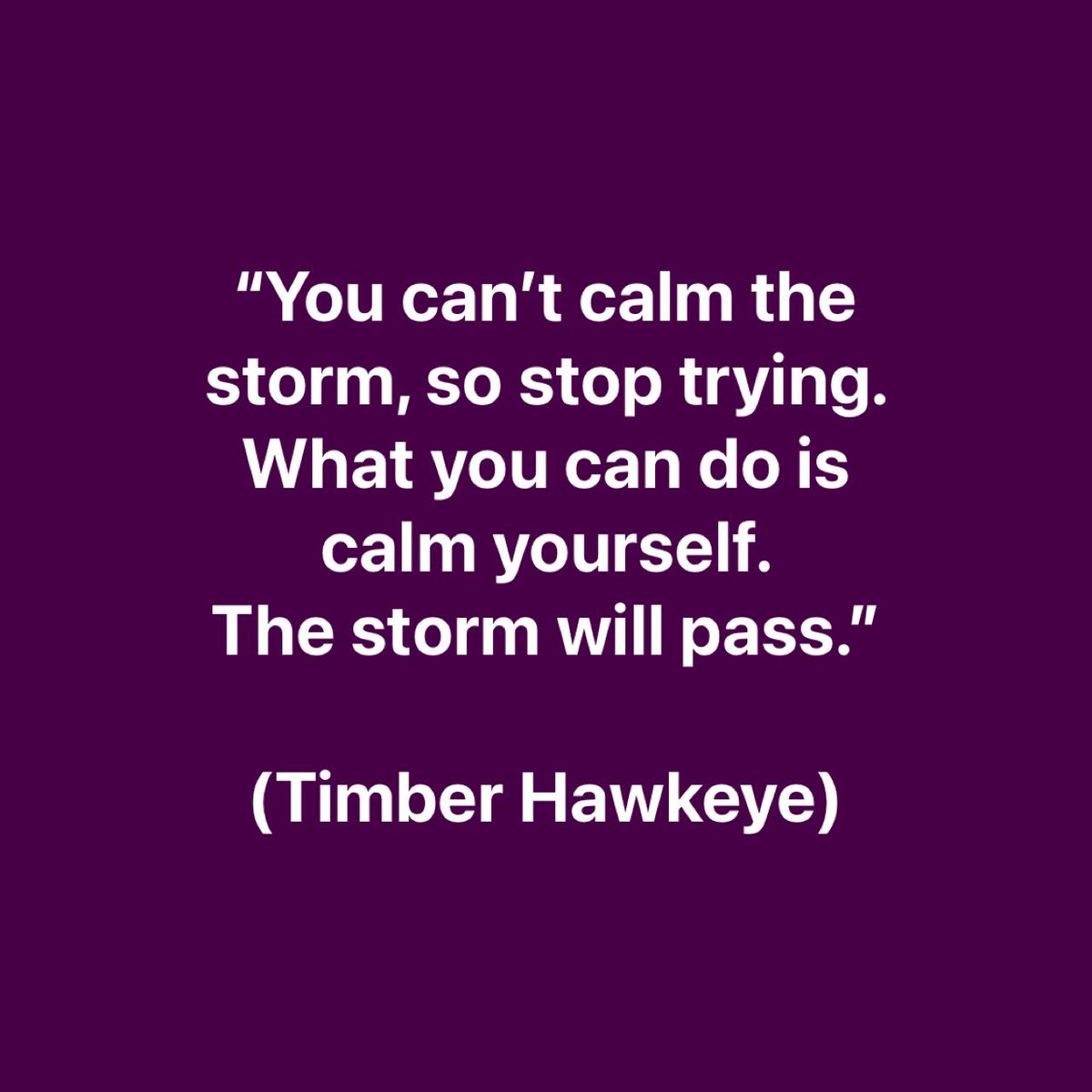 Adeptus's tweet photo. #TimberHawkeye #TheStorm #CalmYourself #TheStormWillPass #改善 #かいぜん #Kaizen #Mejora #Improvement https://t.co/mfJ1wVYp6D