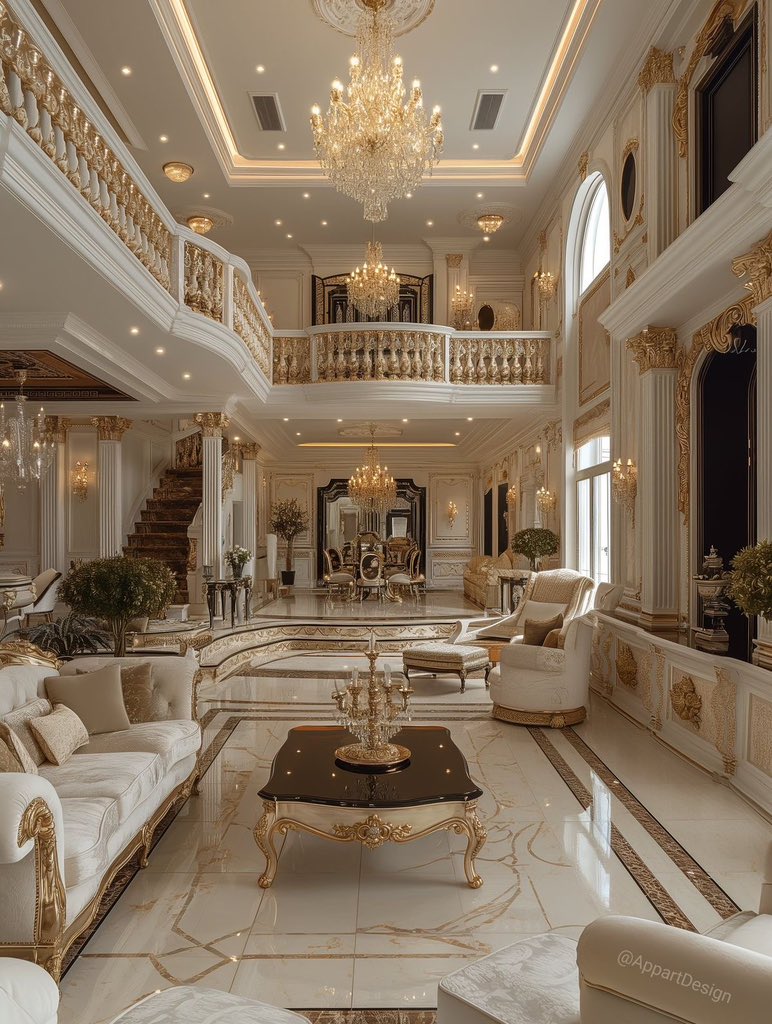 Luxury living area.