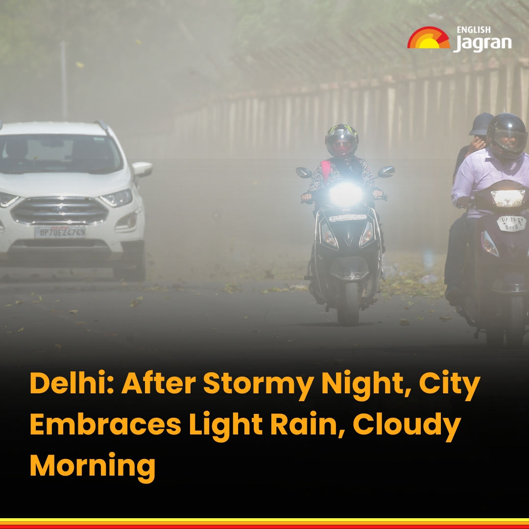 After a stormy night, Delhi wakes up to light rain and cloudy skies, with more showers predicted. The IMD warns of thunderstorms and rain for the next two days, following severe dust storms and rain that disrupted traffic and caused flight diversions. Know More:…